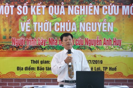 Nguyen Anh Huy the researcher, has a talk about the Nguyen Dynasty