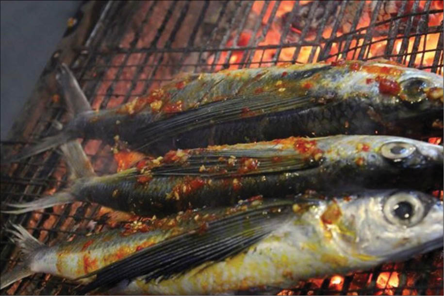 Going to Thap Cham Cham Tower to eat grilled flying fish