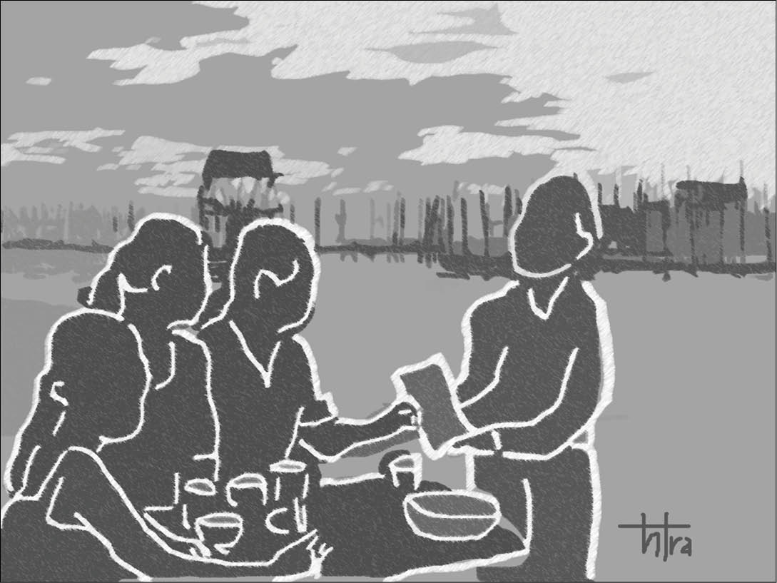 Bỗng dưng chọn cái chỗ ngồi hay hay…