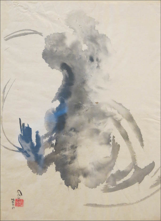Hoang Thi Ngoc An and the walk with watercolor and Dó paper