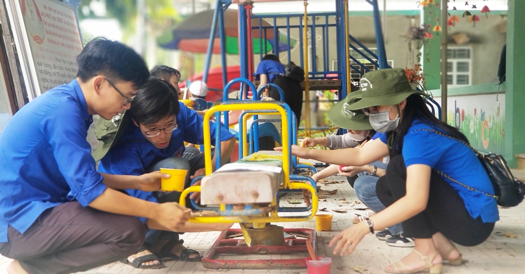 Nhiều hoạt động tại chiến dịch tình nguyện hè 2019