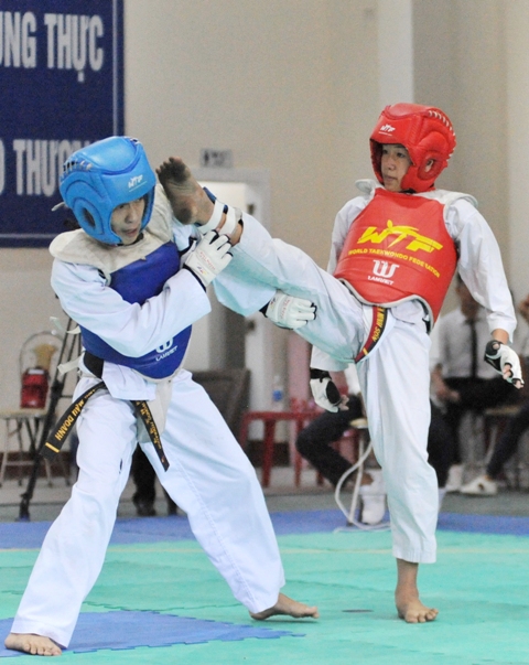 Hương Thủy lần đầu tổ chức giải Taekwondo cho học sinh