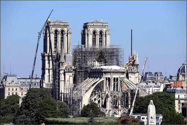 Nhà thờ Đức Bà Paris sẽ tiếp tục quá trình phục dựng vào ngày 19 8