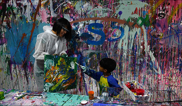 Singapore Vẽ tự do để giải toả căng thẳng