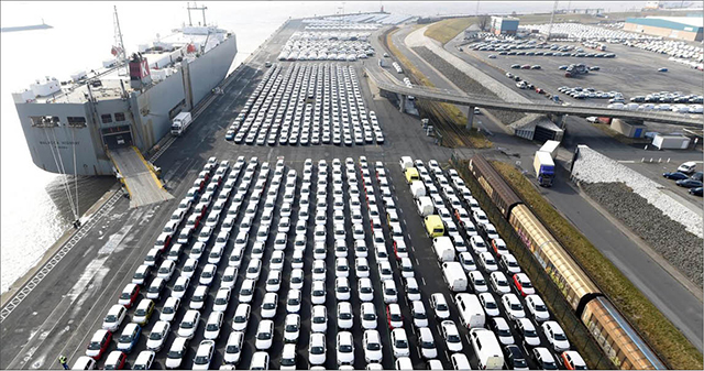 Xuất khẩu đình trệ, kinh tế Đức suy giảm trong quý II 2019