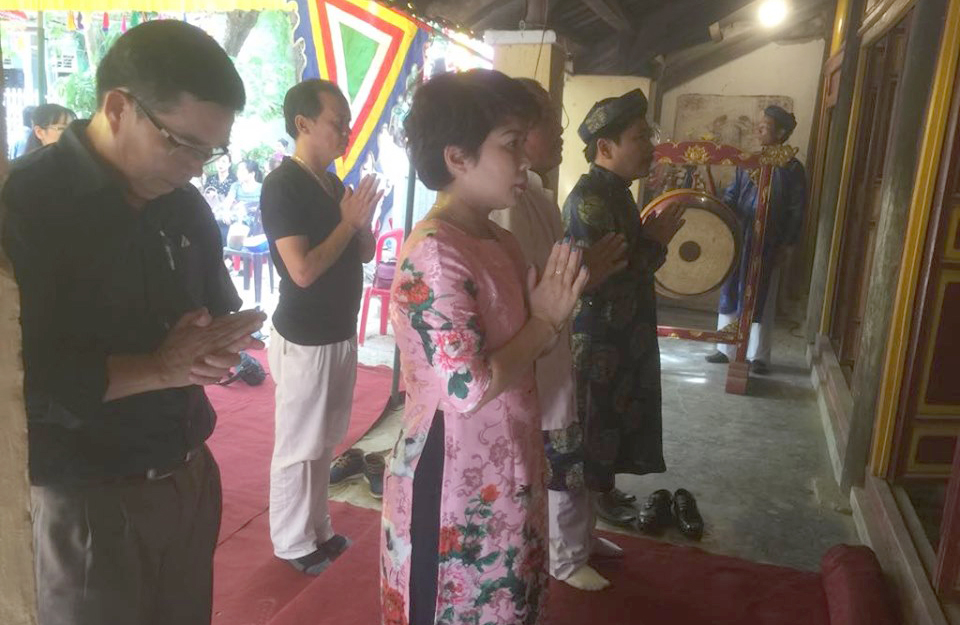 Recreating Thanh Binh Worship Hall ceremony according to Nguyen dynasty rite