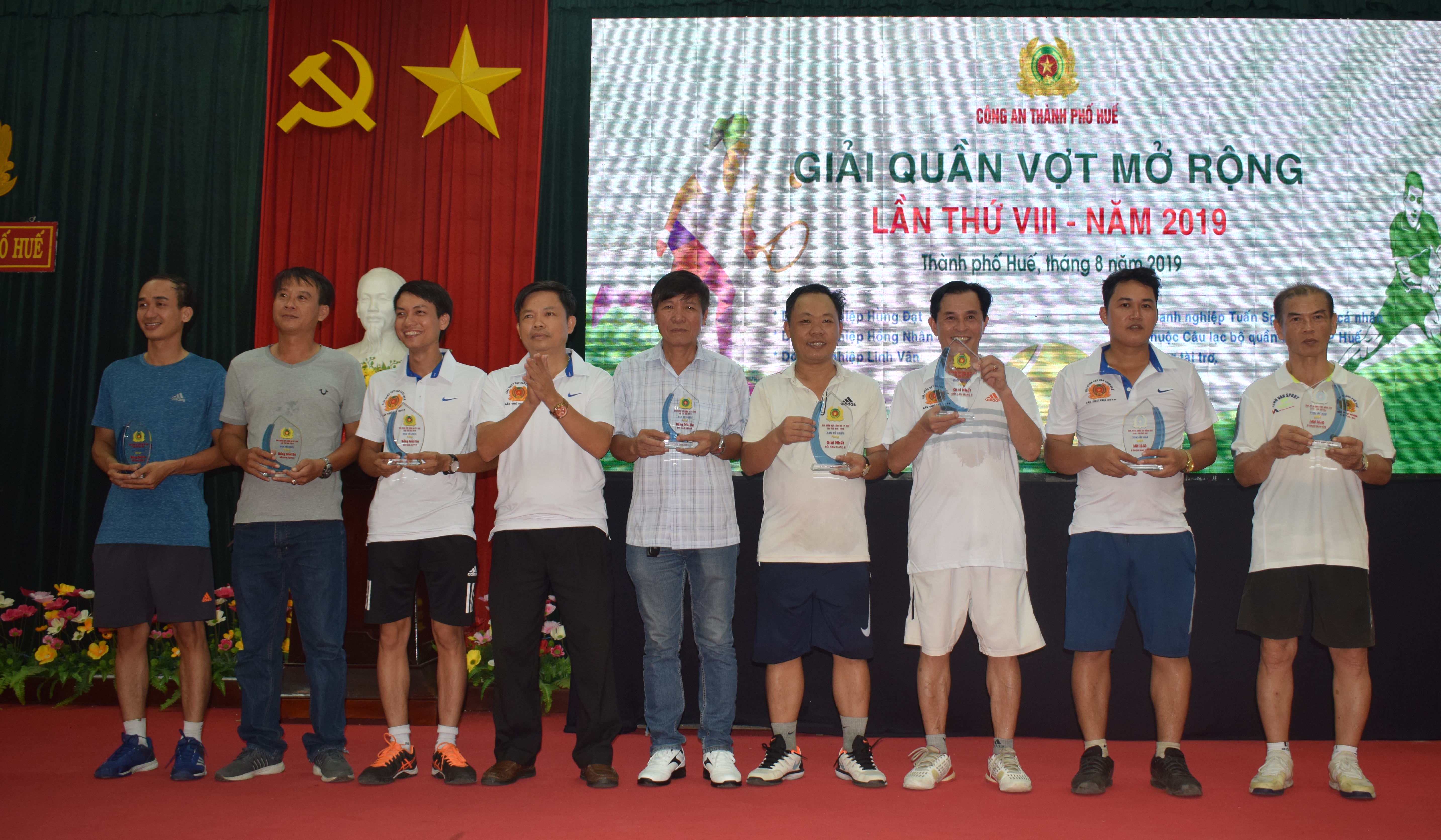 Văn phòng Tỉnh ủy đoạt giải Nhất giải quần vợt truyền thống lực lượng Công an Nhân dân