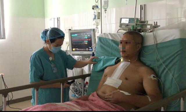 Patient quickly recovered after a speedy heart transplant at Hue Central Hospital