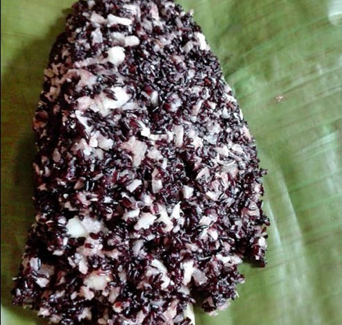 Fragrant sticky rice cooked with cassava in A Luoi