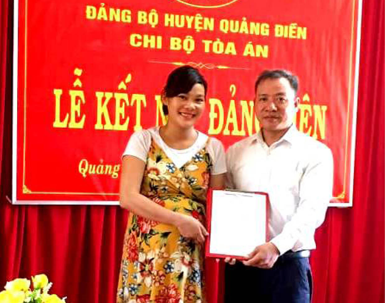 Quảng Điền chú trọng nâng chất lượng đảng viên
