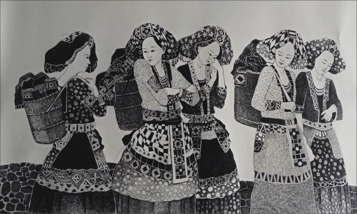 Nghệ thuật bút sắt độc đáo nhưng khó theo