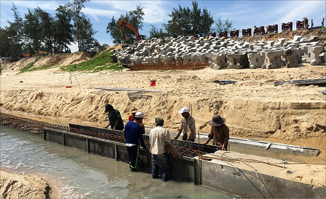 Kè Phú Thuận giai đoạn 2 “Thành trì” chống sạt lở