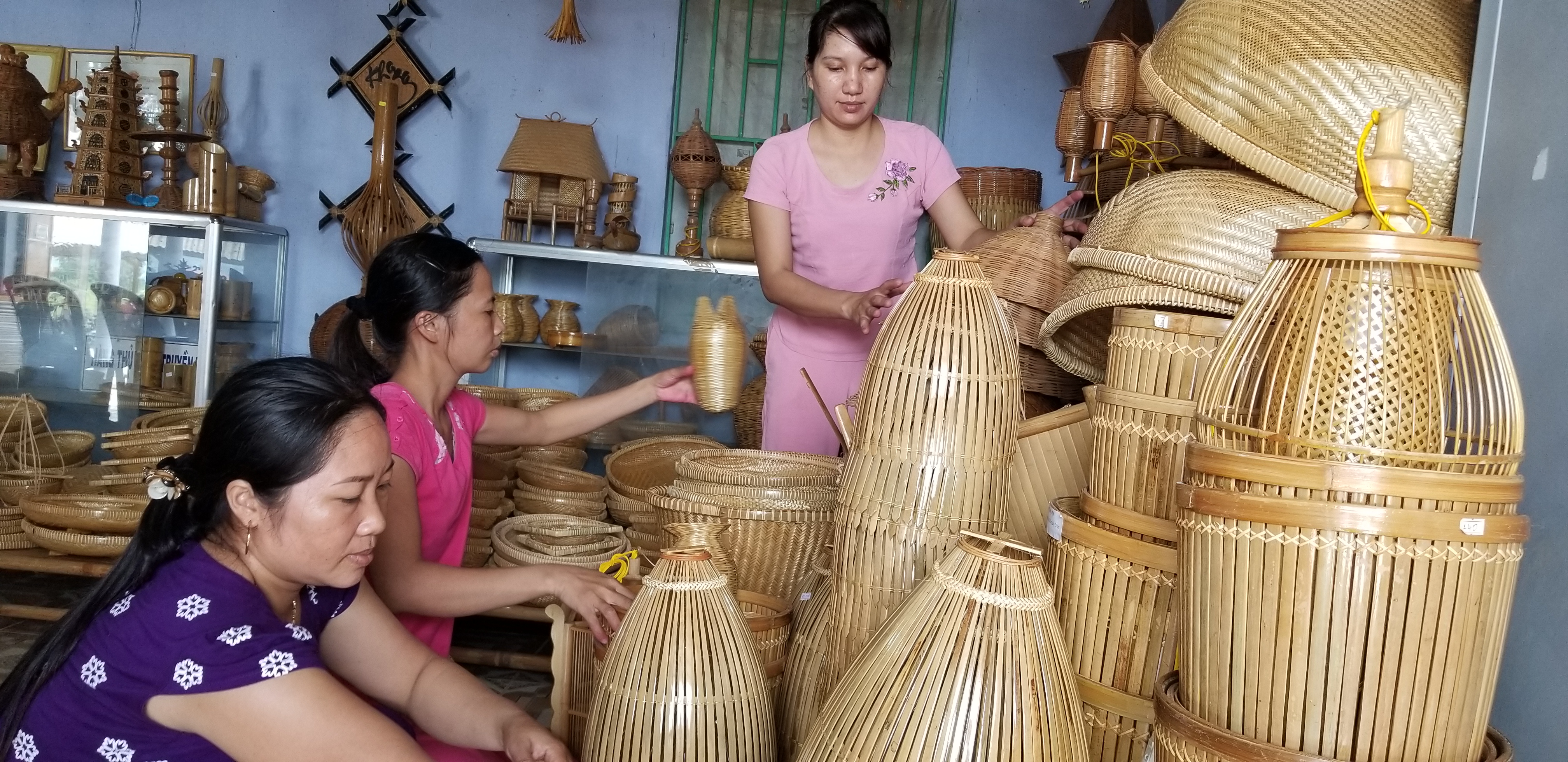 Đầu tư 7 tỷ đồng xây dựng nhà trưng bày sản phẩm mây tre đan Bao La