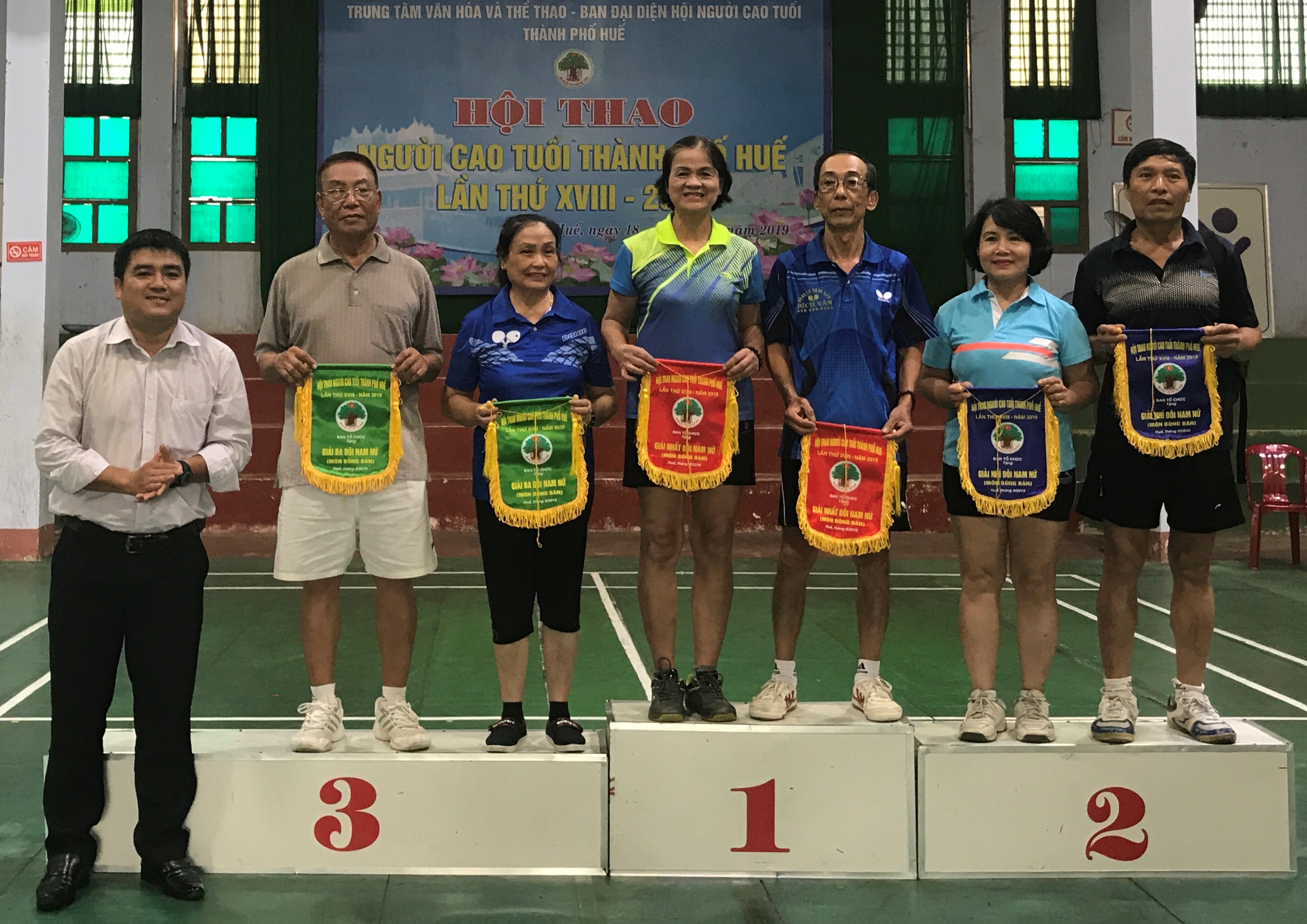 Phường Thuận Hòa đoạt giải Nhất toàn đoàn Hội thao Người cao tuổi 2019