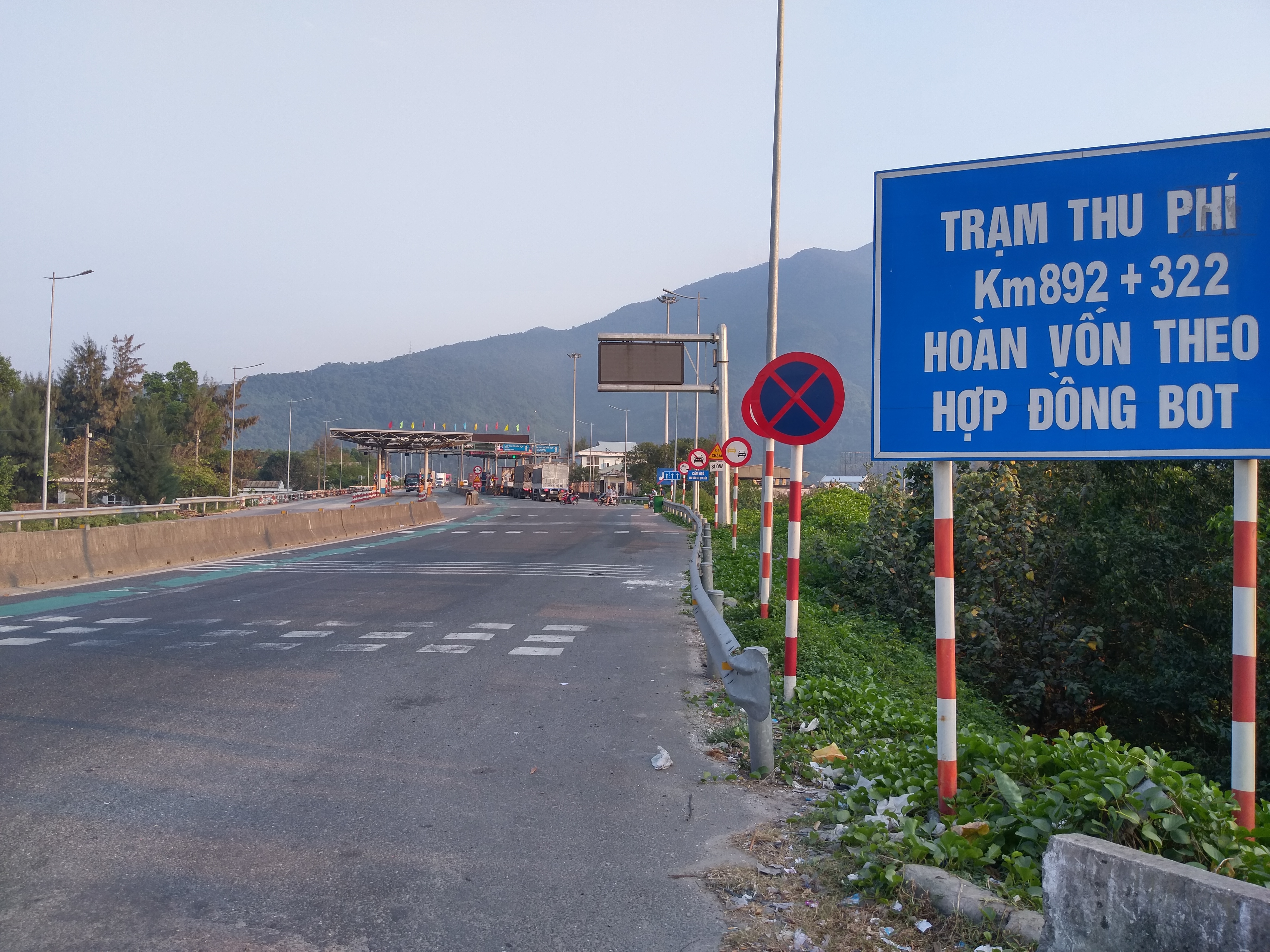 Đảm bảo an ninh trật tự khu vực trạm thu phí Bắc Hải Vân