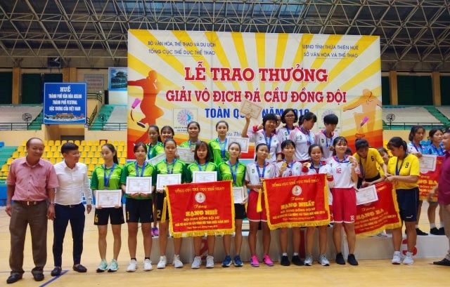 Bước tiến của đá cầu Huế ở giải đồng đội quốc gia