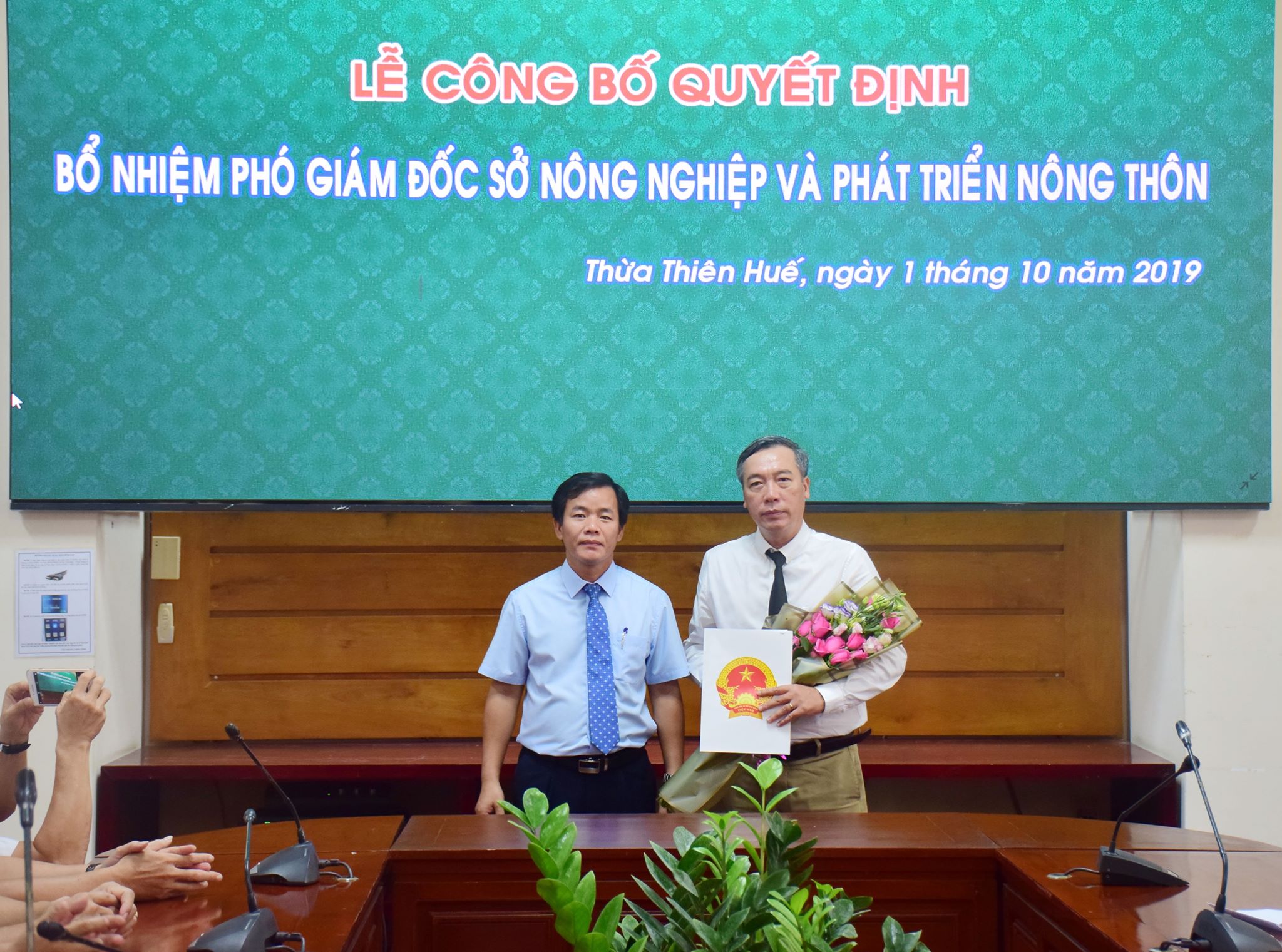 Công bố Quyết định bổ nhiệm Phó Giám đốc Sở Nông nghiệp và Phát triển Nông thôn