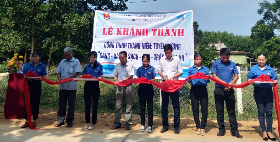 Khánh thành công trình “Sáng - xanh - sạch - đẹp - trật tự trị an”