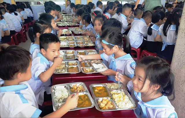 Bán trú trong trường học Giám sát để yên tâm