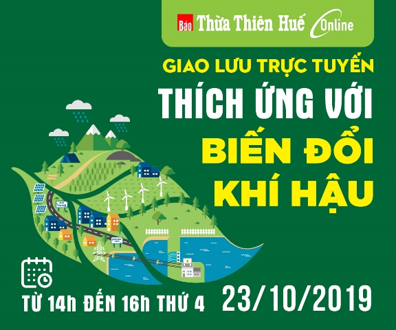 Giao lưu trực tuyến Ứng phó với biến đổi khí hậu