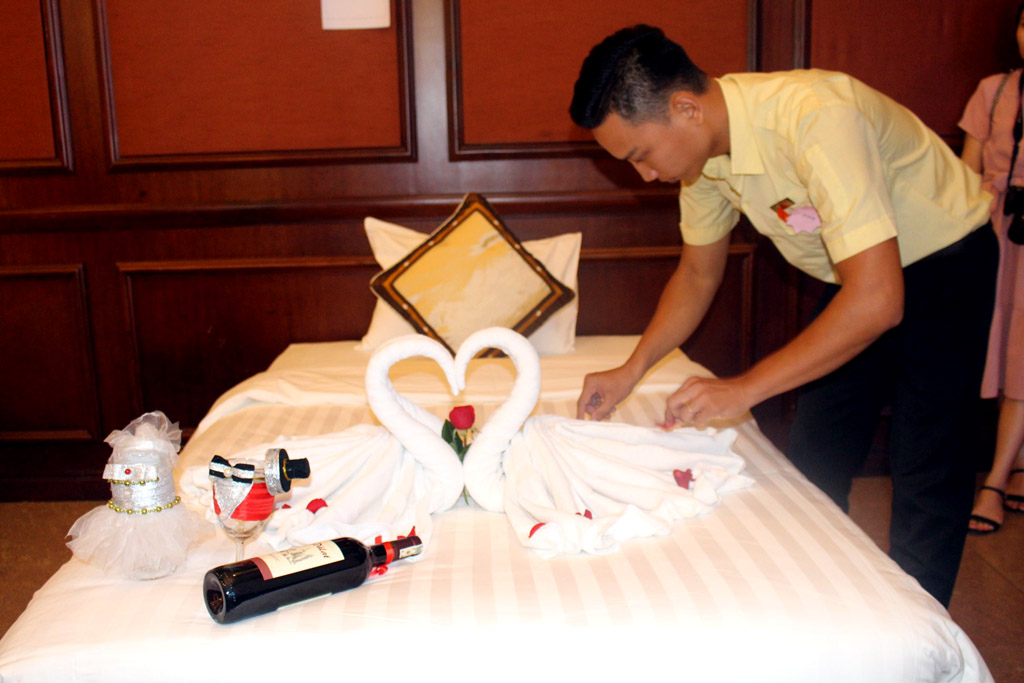 30 học viên được đào tạo nghiệp vụ buồng khách sạn