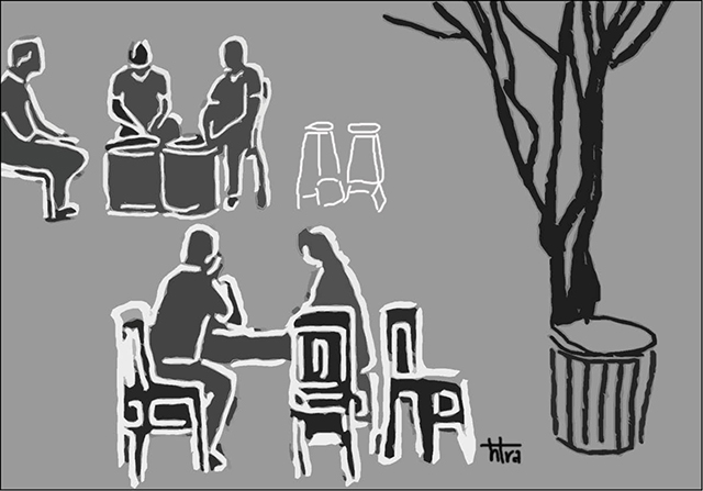 Trong góc phố rộn ràng