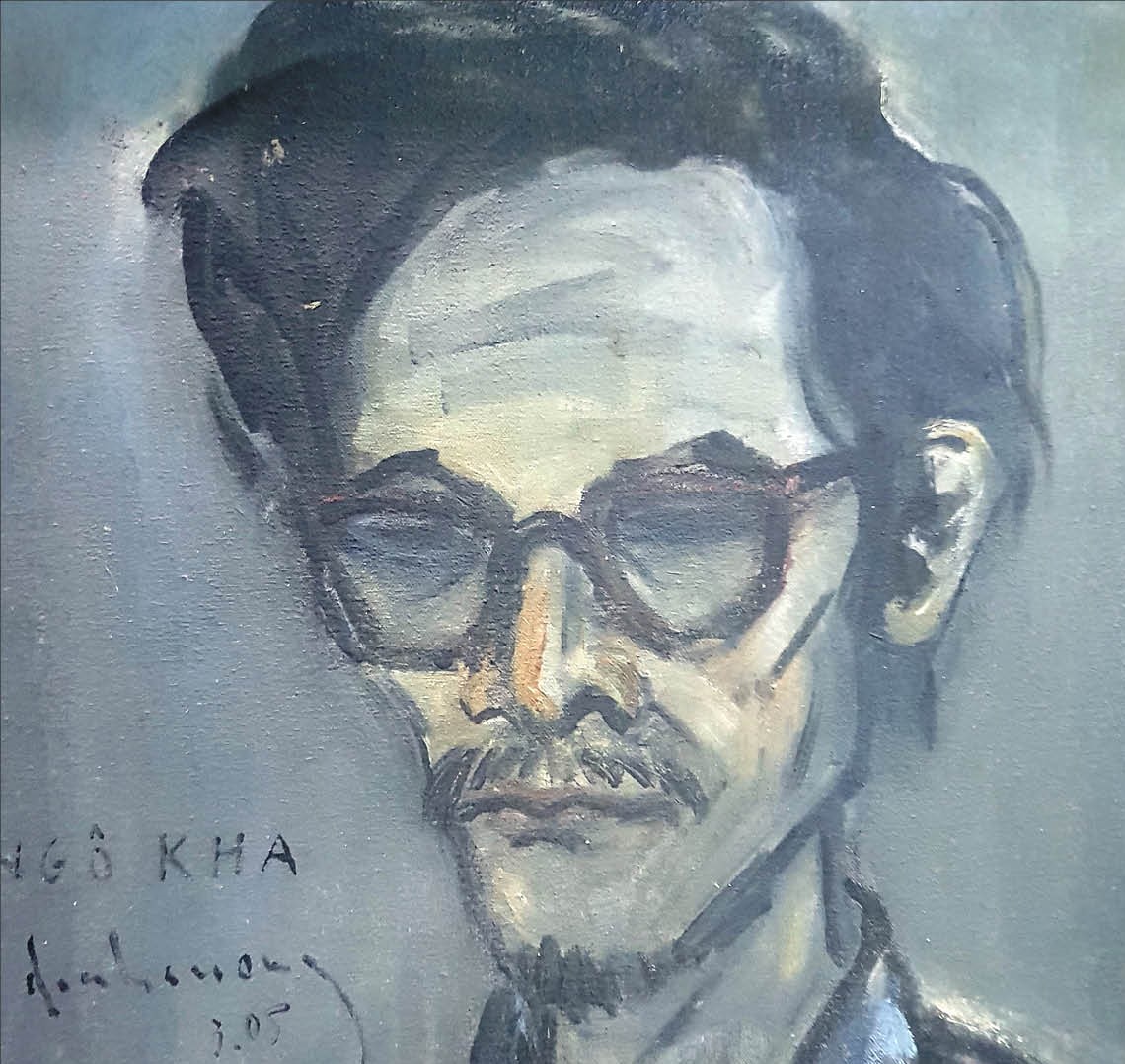 Ngo Kha painted by Dinh Cuong
