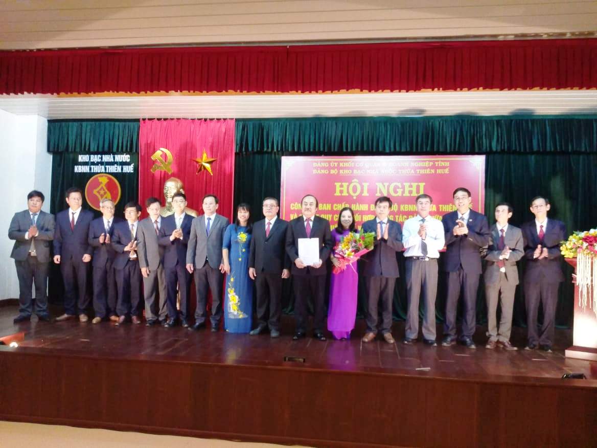 Thành lập Đảng bộ Kho bạc Nhà nước tỉnh