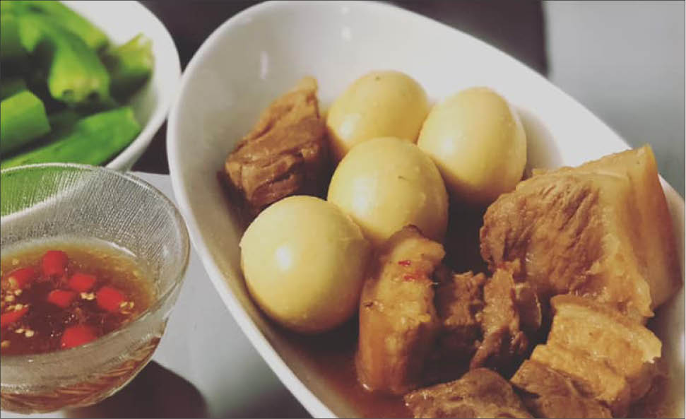 Grandma’s pork cooked until tender