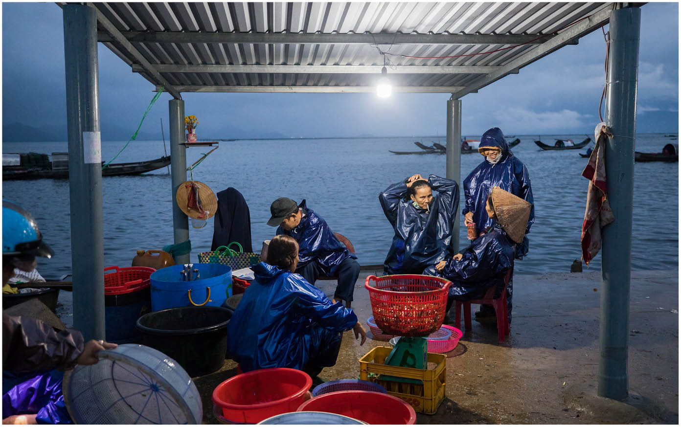 Vinh Hien fish market