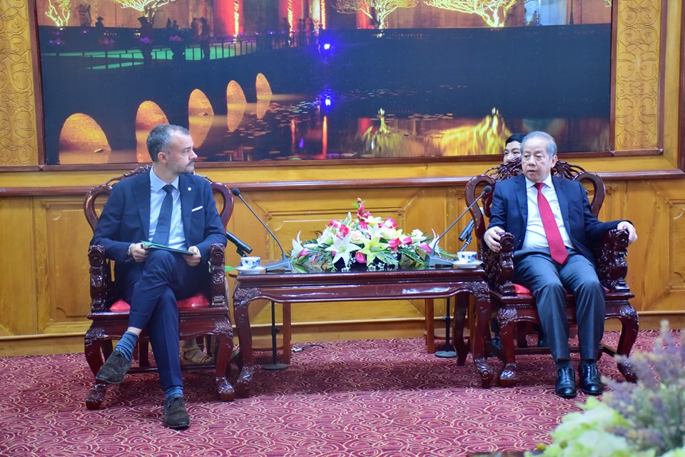 Chủ tịch UBND tỉnh Phan Ngọc Thọ đánh giá cao sự đóng góp của Carlsberg Việt Nam