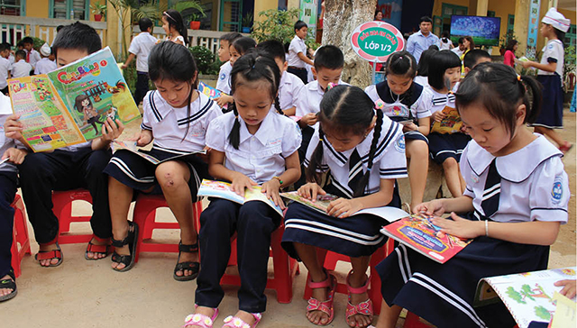 Hình thành thói quen đọc sách cho học sinh tiểu học