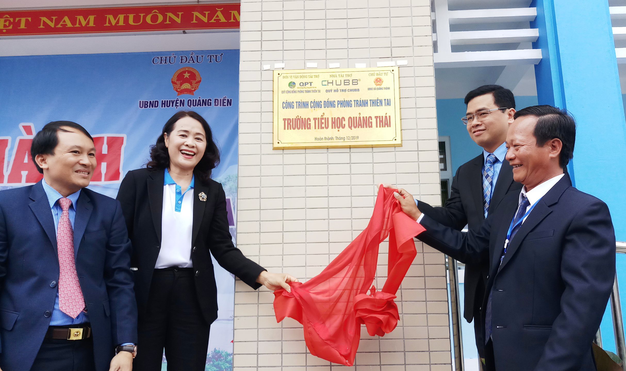 Chubb Life Việt Nam và Chubb Charitable Foundation khánh thành trường học tại Huế