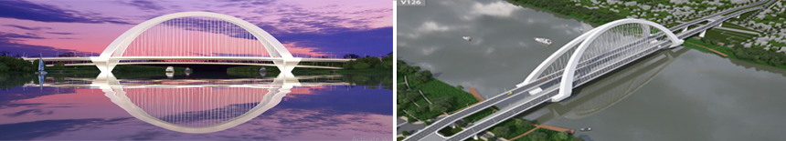 Lấy ý kiến cộng đồng về phương án thiết kế kiến trúc công trình Cầu vượt sông Hương