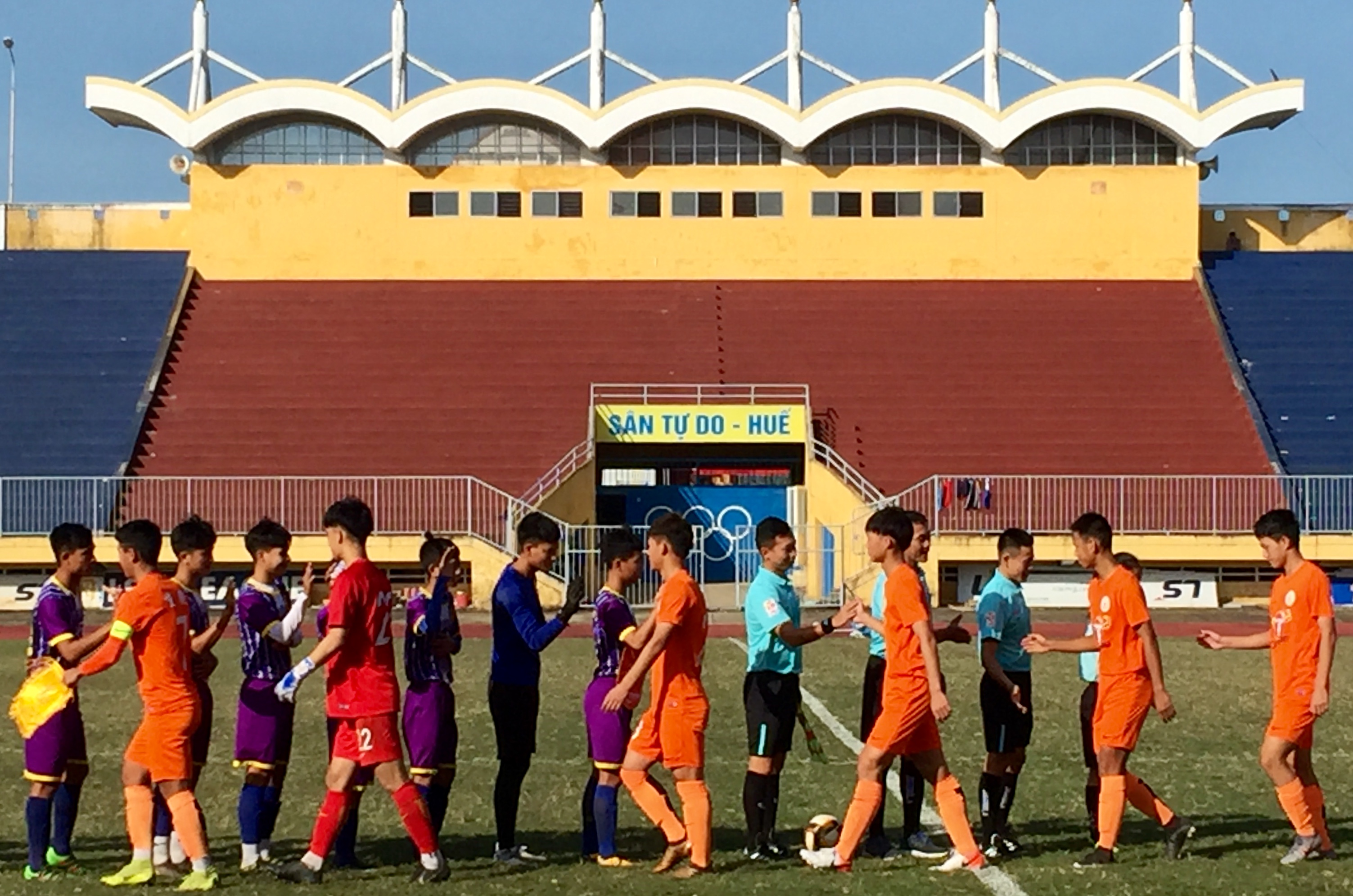 U17 Thừa Thiên Huế cầm hòa đội bóng đến từ Trung Quốc