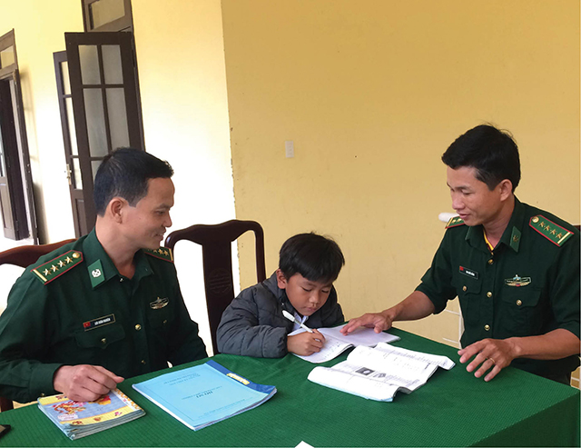 Border guards’ adopted children