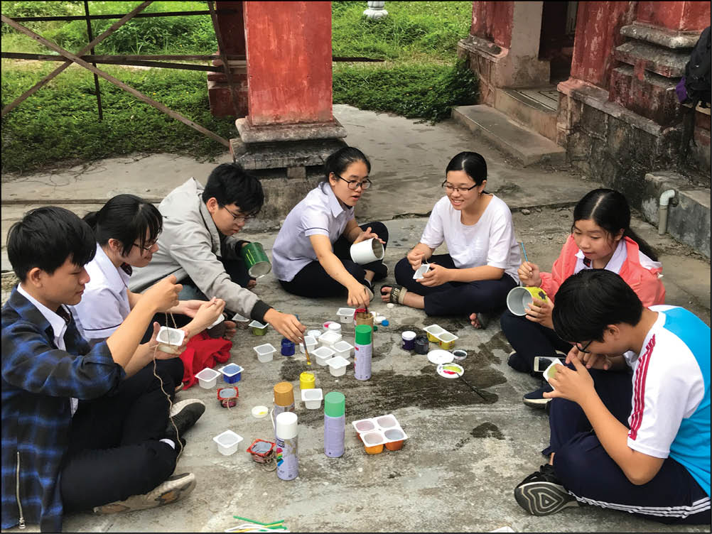 Những “khu vườn” nhỏ trong trường học