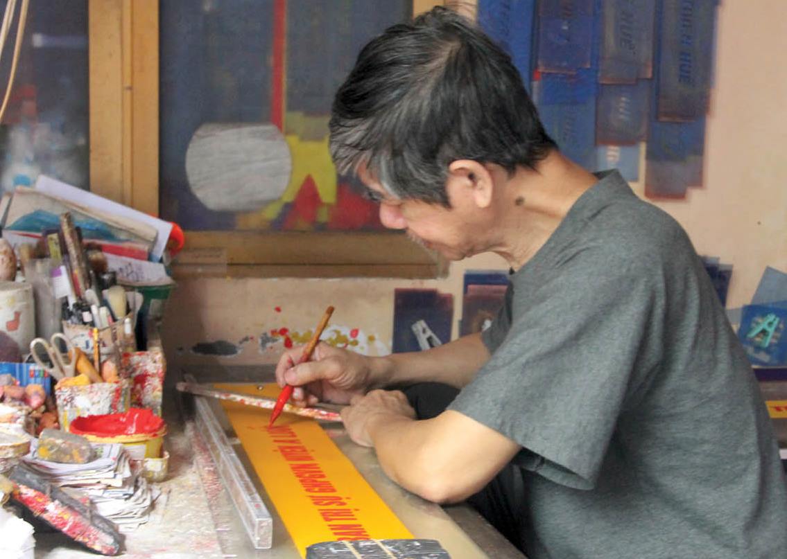 Thợ chữ bên đường Tô Hiến Thành