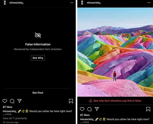 Instagram ẩn hình đã qua chỉnh sửa