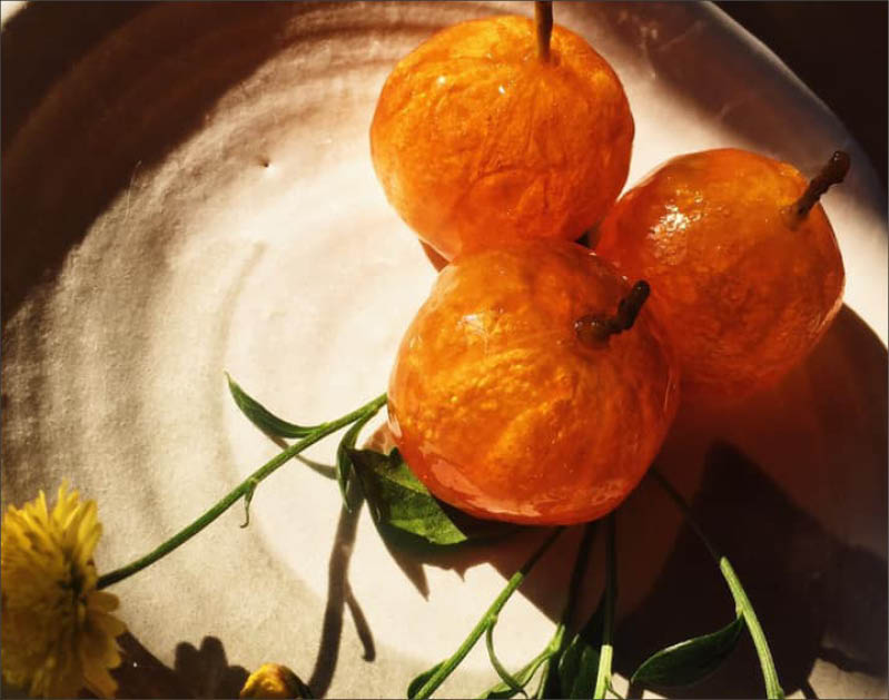 Laborious-made kumquat jam