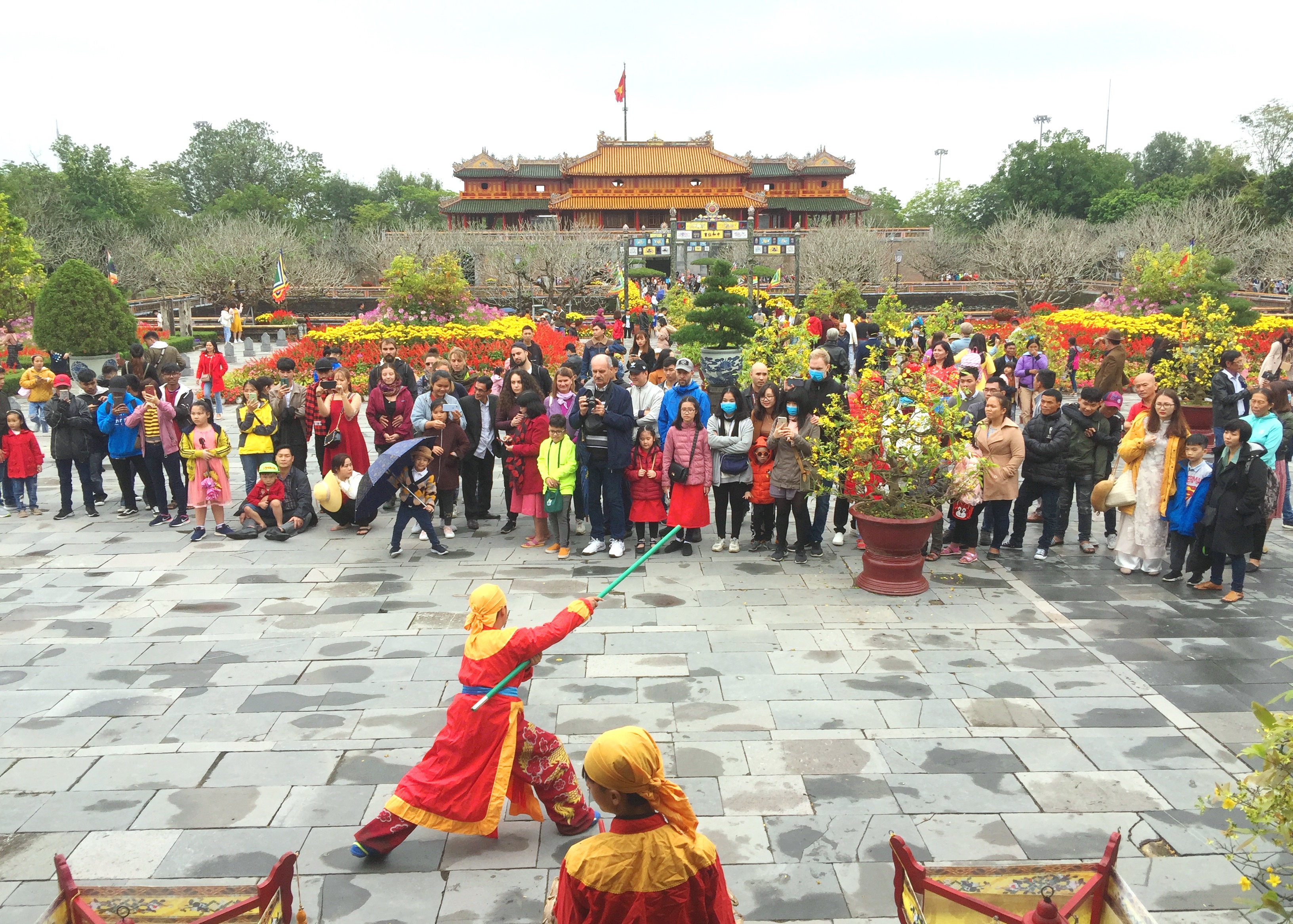 Thưởng thức võ cổ truyền trong Hoàng cung