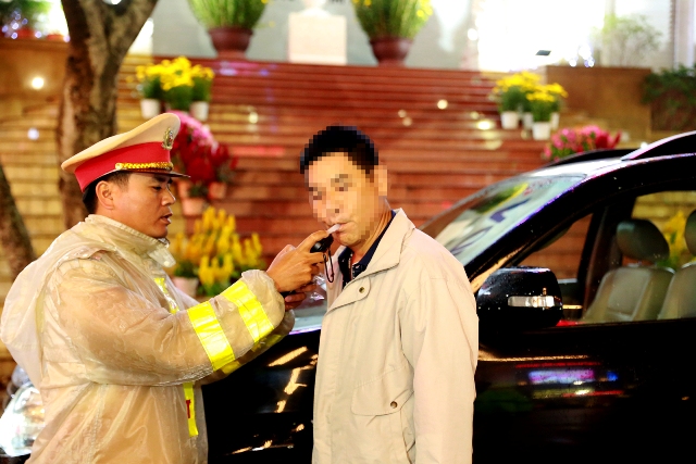 Người sử dụng rượu bia điều khiển phương tiện tham gia giao thông giảm