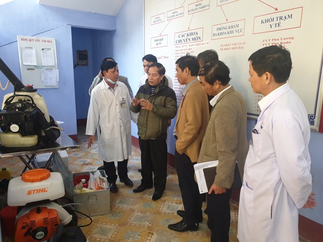 Kiểm tra công tác phòng, chống dịch virus corona