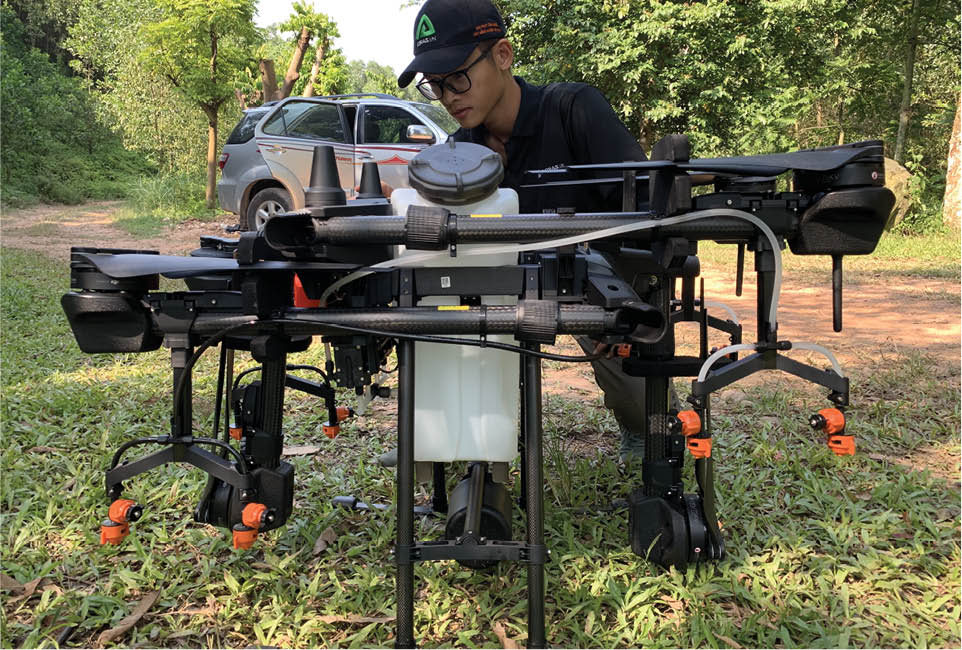 Thien Vu and Drone