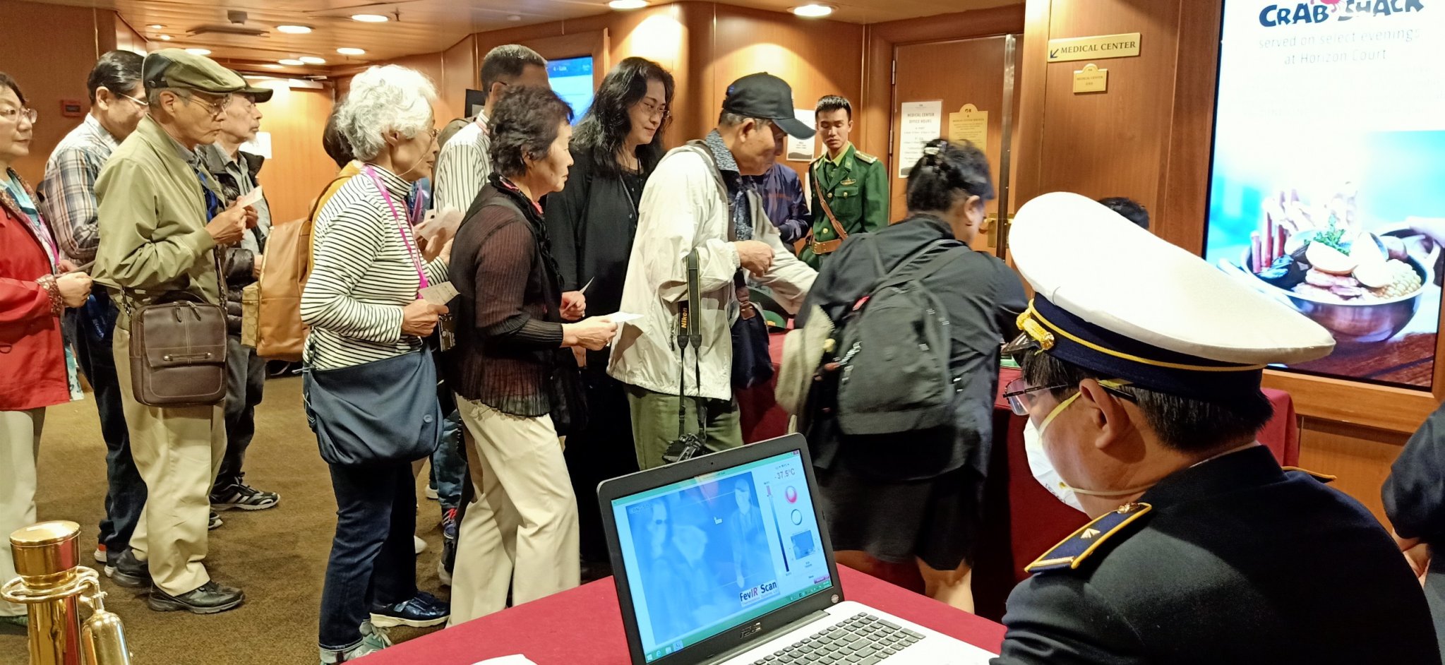 Sức khỏe lực lượng làm nhiệm vụ nhập cảnh cho tàu Diamond Princess bình thường