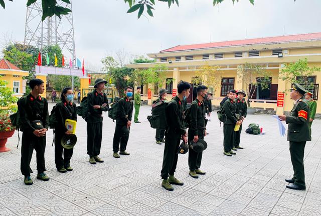 97 chiến sĩ tham gia khóa huấn luyện chiến sĩ nghĩa vụ Công an Nhân dân