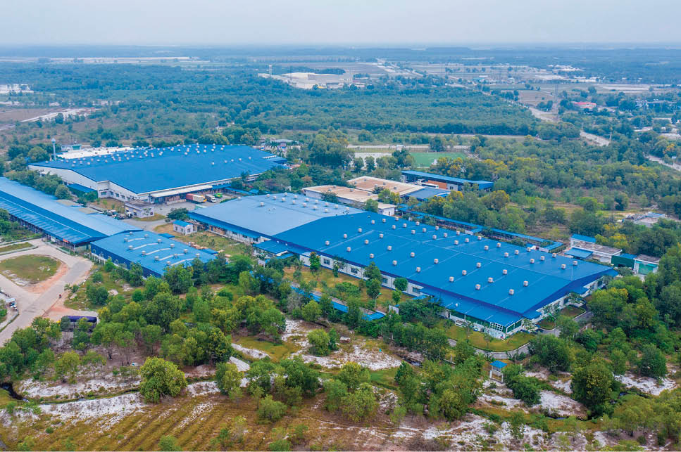 Green spaces, clean factories