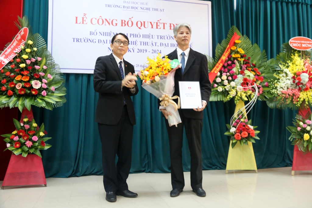 TS Đỗ Xuân Phú được giao phụ trách Trường ĐH Nghệ thuật, ĐH Huế