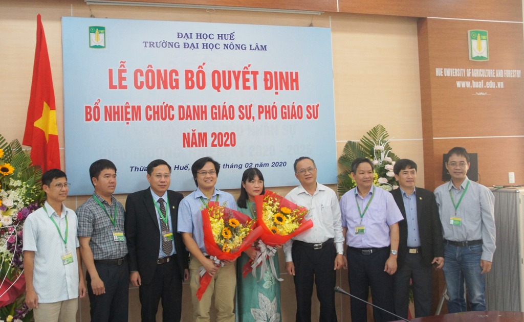 Công bố quyết định bổ nhiệm chức danh giáo sư, phó giáo sư