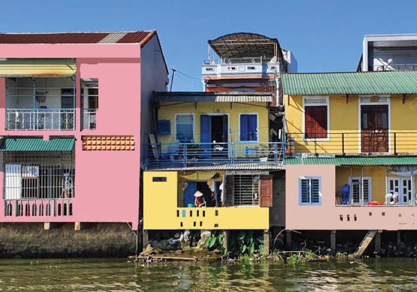 Sơn nhà cho phố cổ Bao Vinh